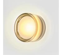 Gouzloyed Aplique Pared Interior 9W Lámpara de Pared Moderna 230V Apliques Pared Dormitorio 3000K blanco cálido Luz Pared Interior para Dormitorio Pasillo Escalera (Gris)