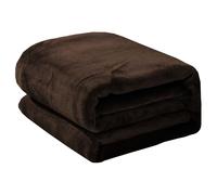 GOUZOO Manta para Sofá 190 x 225 cm Caliente Manta Sofa Grande Gruesa Lavables Máquina para Sofá, Silla y Cama, Decorativa Todo El Año, marrón
