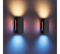 Govee Aplique de pared exterior UpDown, paquete de 2, 1200 lm, RGBICWW, luces inteligentes para porche exterior con 64 modos de escena, protección IP66