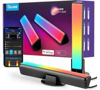 Govee Barras de Luz, Retroiluminación de TV RGBICWW Funciona con Alexa y Google Assistant, Regulable 16 Millones de Colores Para Habitaciones, Decoración de Juegos