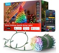 Govee Christmas Sparkle String Lights, Decoraciones Navideñas para Interiores, Luces RGBWIC de 20M con 250 LEDs, Más de 140 Modos de Escena, control Inteligente por Aplicación con Alexa
