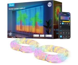Govee Curtain Lights 3x2m, Cortina LED Inteligente, 1040 LEDs, IP65