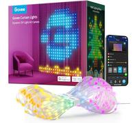 Govee Curtain Lights, 520 LEDs RGBIC, Luces LED WiFi Inteligentes para Cortinas de Exterior, Modo DIY, IP65 Impermeable, Luces que Cambian de Color para Decoracion Navidad (1.5×2m)