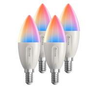 Govee E14 Bombilla Inteligente RGBWW, Compatible con Matter, Alexa y Google Assistant, 450 lm, Control de Grupo, 4.8 W, 16 Millones de Colores Personalizables, 54 Escenas, Paquete de 4