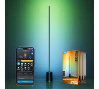 Govee Lampara de Pie 3 Lite RGBICWW, 1400lm Lámpara Salon de Pie Regulable | 2700-6500K, Sincronización de Música,105+ Escenas, 12 Modos de Música, DIY, IA 2.0, Alexa y Matter Compatible,152cm, Negro