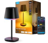 Govee Lamparas de Mesita de Noche RGBICWW, Lamparas Mesita de Noche LED | Compatible con Matter Alexa, 72 Escenas, 500LM Regulable, Recargable 4800mAh, 2700-6500K, Lamparas para Salon y Dormitorio