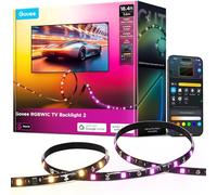 Govee Luz LED Trasera TV 2, Recortable, RGBWIC 5,6m para TVs 32-86 pulgadas, Fácil Instalación, 210+ Modos, Compatible con Matter, Sincronización Musical, Control por APP y Personalización