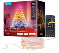 Govee RGBWIC Luces Árbol Navidad 20m, Compatible Alexa, Transparentes | 200 LEDs, 130+ Escenas, Interior/Exterior, Compatible Matter, Mapeo de Formas y AIGC, Decoración para Navidad y Halloween
