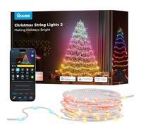 Govee RGBWIC Luces de Navidad para el Árbol 30m, Decoración Interior Exterior de Halloween, 300 LEDs Luces con Tecnología Smart Mapping y AIGC, 130+ Modos de Escena Dinámicos, Cable Transparentes