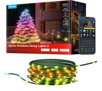 Govee RGBWIC Luces Navideñas 50m, 500 LEDs Fairy Lights con Shape Mapping y AIGC, Decoración de Interior Exterior para Halloween Navidad, 130+ Modos de Escena, Compatibles con Matter, Cable Verdes