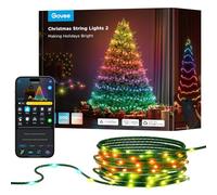 Govee RGBWIC Luces Navideñas para el Árbol 20 m, 200 LEDs con Shape Mapping y AIGC, Decoración de Interior Exterior para Halloween Navidad, 130+ Modos de Escena, Compatibles con Matter, Cable Verdes