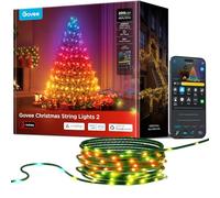 Govee RGBWIC Luces Navideñas para el Árbol 20 m, 200 LEDs con Shape Mapping y AIGC, Decoración de Interior Exterior para Halloween Navidad, 130+ Modos de Escena, Compatibles con Matter, Cable Verdes