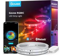 Govee Tira LED 20M, Luces LED RGBIC con Control por Segmentos, Sincronización Musical, 64 Modos de Escena, Control Mediante App y Millones de Colores. Ideal para Dormitorio, 2 Rollos de Tiras de 10M