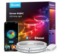 Govee Tira LED 20M, Luces LED RGBIC con Control por Segmentos, Sync de Música, 64 Modos de Escena, Control Mediante App y Millones de Colores para Dormitorio, Salón, Fiesta, 2 Rollos de Tiras de 10M
