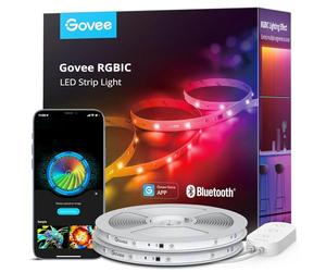 Govee Tira LED 20M, Luces LED RGBIC con Control por Segmentos, Sync de Música, 64 Modos de Escena, Control Mediante App y Millones de Colores para Dormitorio, Salón, Fiesta, 2 Rollos de Tiras de 10M
