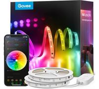 Govee Tiras LED WiFi 2×15M, Luces LED RGBIC con Control por Alexa, Google Assistant y App, Inteligente Control Segmentado, DIY, Sincronización de música para Habitación, Dormitorio, Salón, Fiesta
