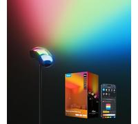 Govee Torchiere Lampara de Pie LED, RGBWWIC Lámpara con Control 3-Zonas | 170cm, 77 Escenas, Compatible con Matter Alexa, Sinc Musical, Lampara Negro para Sala de Estar, Dormitorio e Techo
