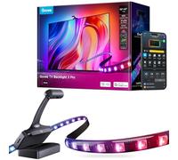 Govee TV Backlight 3 Pro con Triple Cámara HDR, 5 en 1 RGBWWIC Tira de Luces LED TV 3,6M de 55-65 pulgadas, 75 LED/m, Compatible con filtro IA, APP Inteligente y Control por Voz, DreamView Sync