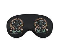 Government in My Uterus Feminist Reproductive Women Rights Sleep Masks Eye Cover Blackout con correa elástica ajustable Night Blindfold para mujeres, hombres, yoga, viajes, siesta