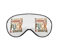 Government in My Uterus Feminist Reproductive Women Rights Sleep Masks Eye Cover Blackout con correa elástica ajustable Night Blindfold para mujeres, hombres, yoga, viajes, siesta