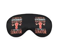 Government in My Uterus Feminist Reproductive Women Rights Sleep Masks Eye Cover Blackout con correa elástica ajustable Night Blindfold para mujeres, hombres, yoga, viajes, siesta