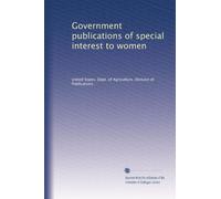 Government publications of special interest to women