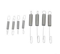 Governor Springs - Kit de carburador de repuesto para motor 691859 692211, juego de cables de acero de alta tensión para control de velocidad, tractores cortacésped, 8 piezas, color plateado