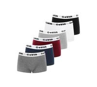 GoVIA Pack de 6 Boxer Mujer Algodon Ropa Interior Mujer Transpirable Bragas Culotte Mujer Algodon Suave Tallas S-XL F M