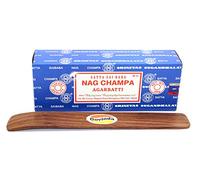 Govinda - Bangalore (BNG) Nag Champa Argarbatti 250 Gramos con Soporte de Incienso