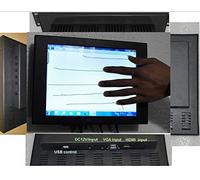 GOWE pantalla táctil multi capacitiva monitor industrial1024*768 10.4 "4:3 HDMI VGA USB de entrada de metal carcasa impermeable monitor de metal.