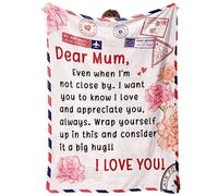Gowelly Manta con texto en inglés "To My Mum", regalos de cumpleaños para mamá, regalos para mamá de hija, hijo, niños, regalos para mamá en su cumpleaños, los mejores regalos para mamá, Navidad,