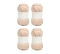 GOWENIC 5 Piezas Hilo de Algodón Spaghetti para Principiantes de (Light | Fibra jumbo suave y respetuosa con la piel, tejido de cestas, arte de decoración del hogar