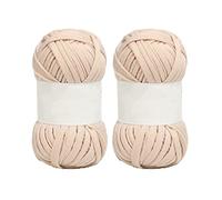 GOWENIC 5 Piezas Hilo de Algodón Spaghetti para Tejer Alfombra Arte de | Hilo artesanal suave y grueso, de longitud, tejido de cestas de macramé, hebras de color azul marino brillante, decoración
