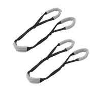 GOWENIC Arnés de Soporte Ajustable para Patas Traseras de |Eslinga de Elevación de Terciopelo Suave para Displasia de Cadera, Ayuda para la Movilidad de Perros Mayores, Negro, Paquete de 2 (Black)
