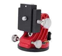 GOWENIC Base de Ajuste de Latitud, Alineación Precisa de Polaridad 0-90 ° Montaje Ajustable para el Telescopio Skywatcher, Burbuja de Nivelación Incorporada y Compatibilidad de Rosca de (Negro Rojo)