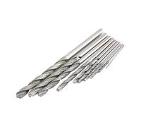 GOWENIC Brocas de Diamante de Alta Dureza, 10 Piezas de 0,8-4,0 Mm |Herramientas de Perforación Rotativas para Azulejos de Vidrio, Piedra, Metal, ágata, Gema, Perla, Colgante, Guijarro