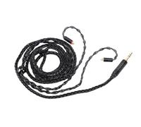 GOWENIC Cable para Auriculares MMCX a 3,5 Mm, Cable Chapado en Plata Suave para SE215 SE535 y TinHiFi T4 Durante Sesiones de Música