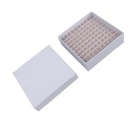 GOWENIC Caja de Congelador Criogénico, Caja Criogénica de Cartón con 100 Lugares, Tubos de Congelación de 1,5-2,0 Ml, Estante de Almacenamiento de Tubos de Centrífuga