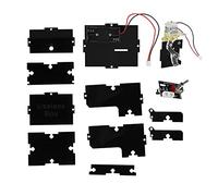 GOWENIC Caja Déjame en Paz con Autodestrucción Automática |Divertido Kit de Bricolaje de Caja Inútil con Interruptor de Metal, Negro, Juguete de Broma