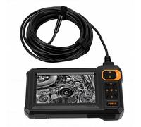GOWENIC Cámara Endoscópica de Doble Lente 1080P HD | Boroscopio Impermeable IP67 con 8 Luces LED, Pantalla de 4,3 Pulgadas, Cable de Serpiente de 5m para Inspección