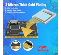 GOWENIC Cartucho de Juego, Espacio de Almacenamiento de 8 MB, Memoria Flash Eficiente, Compatible con Función de Reloj en Tiempo Real, bajo Consumo de Energía, con Memoria Estática de