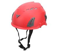 GOWENIC Casco de Seguridad para Montañismo |Protector de Cabeza Ajustable con Ajuste de Perilla PP+EPP, 56-62 Cm, para Senderismo y Escalada (Rojo)