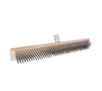GOWENIC Cepillo de Limpieza para Superficies Rugosas de Alta Resistencia 50 Cm | Depurador de Pisos de Acero Inoxidable para Patio de Entrada, Teja de Cemento, Cubierta de Paso, Patio