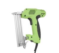 GOWENIC Clavadora Eléctrica con Cable que Ahorra Tiempo, Pistola de Clavo Recto con Cable de Agarre Suave y Ergonómico para Marcos de Cuadros de Tapicería