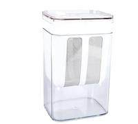 GOWENIC Colador de Yogur Griego de Gran Capacidad como Filtro de Acero Inoxidable PET para Separación de Suero, Herramienta Separadora de Humedad de Queso, Yogurtera Casera con Tapa y Pantalla de