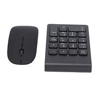 GOWENIC Combinación Inalámbrica de Teclado Numérico y Mouse para Trabajar Cómodamente Desde Casa Dispositivos de Entrada Duraderos de 18 Teclas de 2,4 GHz