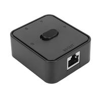 GOWENIC Conmutador de Red Gigabit de 2 Puertos, Conmutador Extensor PoE El Divisor RJ45 Admite Divisor Ethernet 2 en 1 Salida 1 Entrada 2 Salidas para Cat 6, para Oficina en Casa