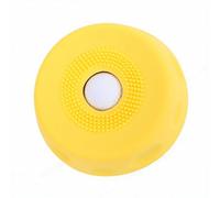 GOWENIC Cuenco para Lamer Perros, Alimentador Lento Antiderrames para una Fácil Hidratación y Diversión a la Hora de Comer, Silicona de Grado Alimenticio, 6,85x6,85x2,24 Pulgadas (Yellow)