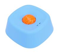 GOWENIC Dog Lick Ball Bowl Alimentación Lenta Diseño Interactivo para Perros Comida Líquida 15.5x15.5cm Plástico Antideslizante 1 Unidad (Blue)
