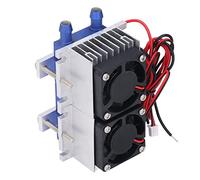 GOWENIC Enfriador de Refrigeración Semiconductor de 12 V CC 144 W | de Refrigeración de Doble Núcleo para Ventiladores de CA Pequeños e Industriales